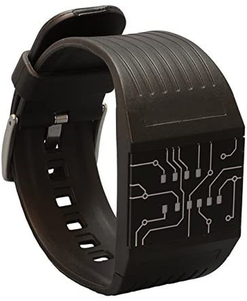 Getdigital Binary Wrist Watch for Professionals with LED Lights - A Black Dig...