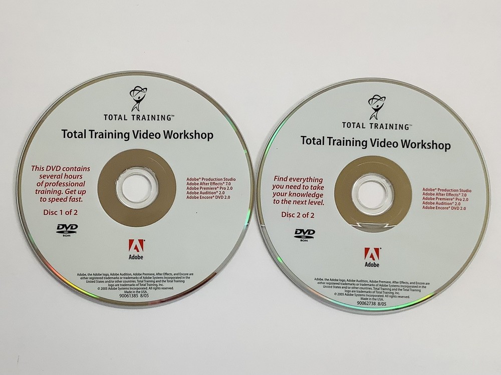 Adobe Creative Suite Production Studio Premium Total Training Video Workshop (G