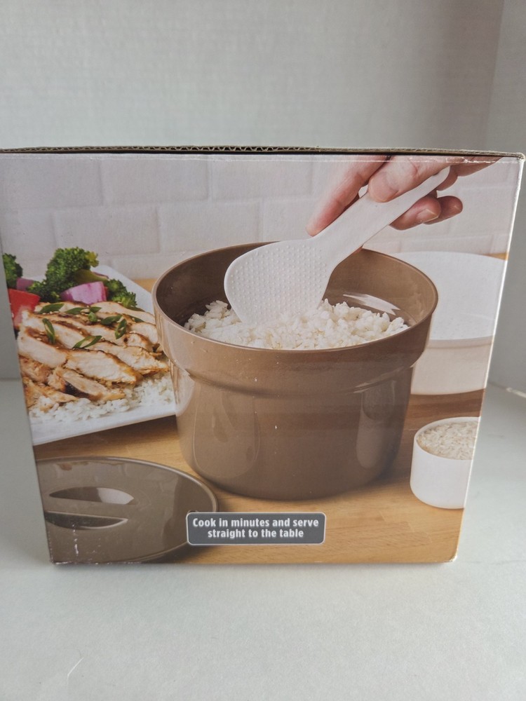 Miracle Ware Progressive Prep Solution Microwave 5 Piece No Overflow Rice Cooker