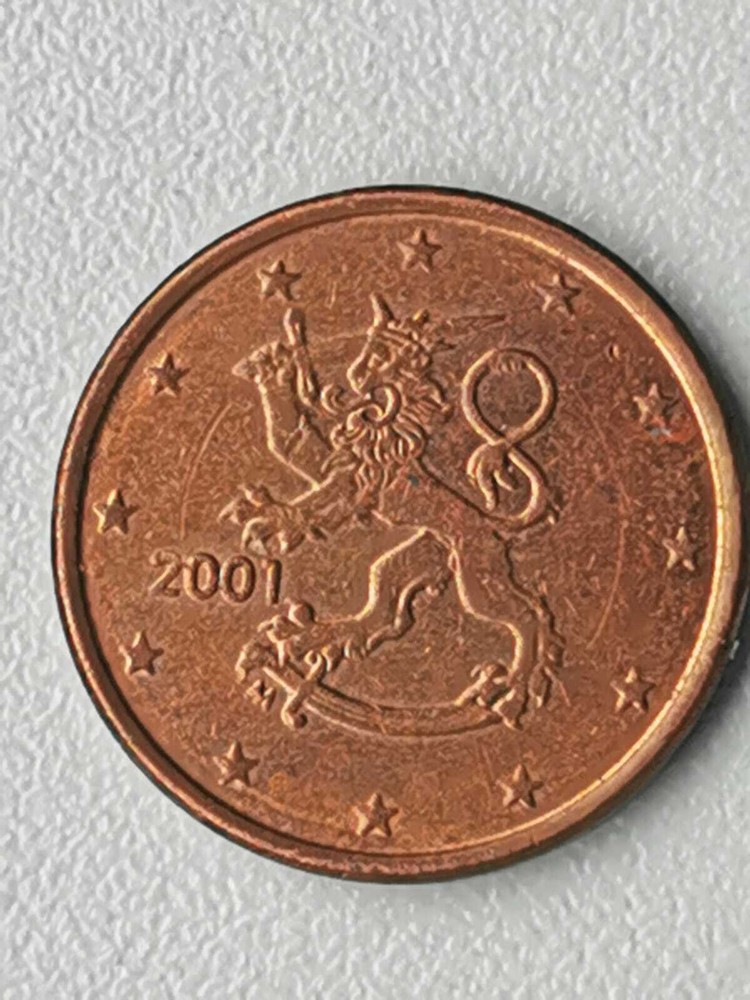 0,05 Euro CENT Finland Error