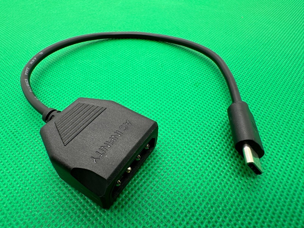 Genuine Original AC Draeger Infinity  USB Type C to 4 Pin Adapter Cable