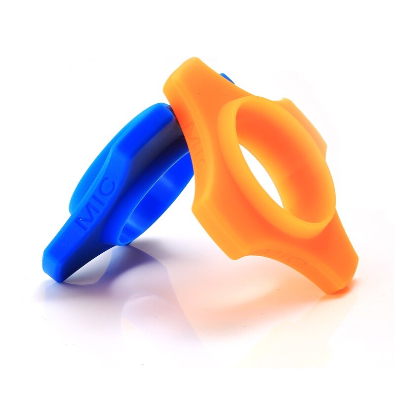 2 Pack Silicone Anti Roll Mic Protection for Shure SM58 Vocal Microphone Wired