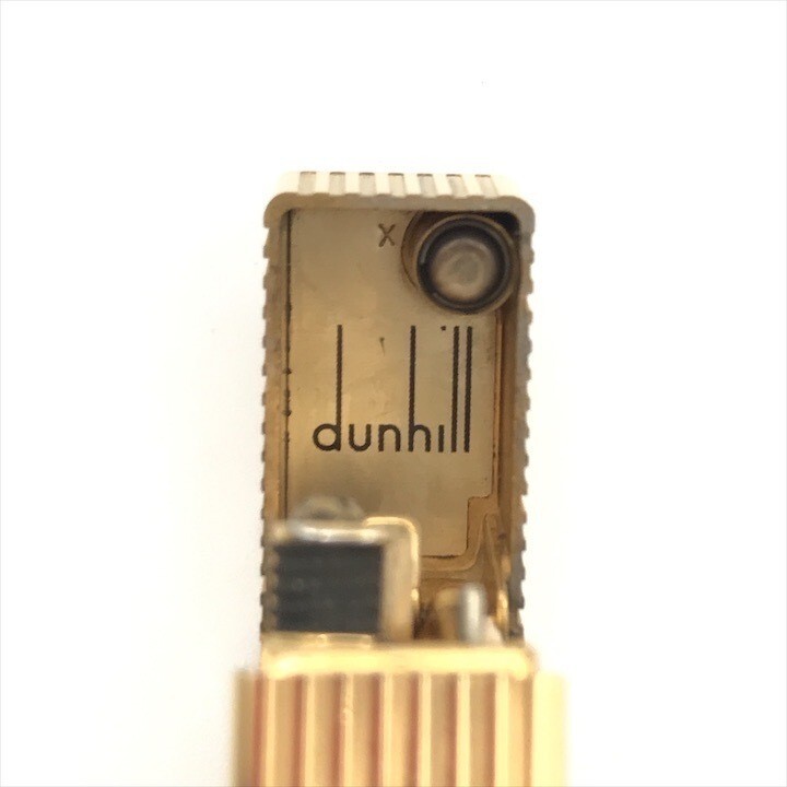 Overhauled Dunhill Gas Lighter Gold with box