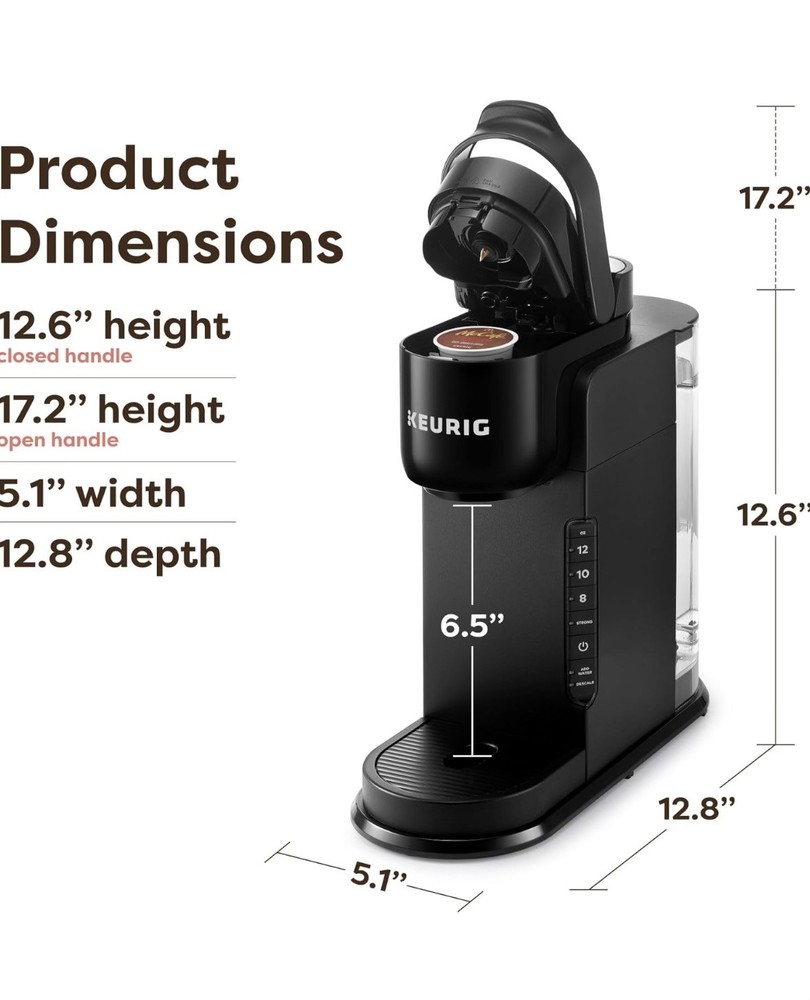 K-Express Single Serve Coffee Maker Personal Cup Brewing Machine Fast & Easy