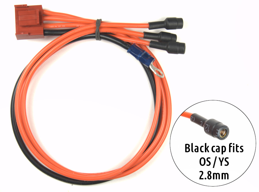 3 Cylinder Onboard Glow Plug Driver Controller Harness Only 2.8mm OS YS