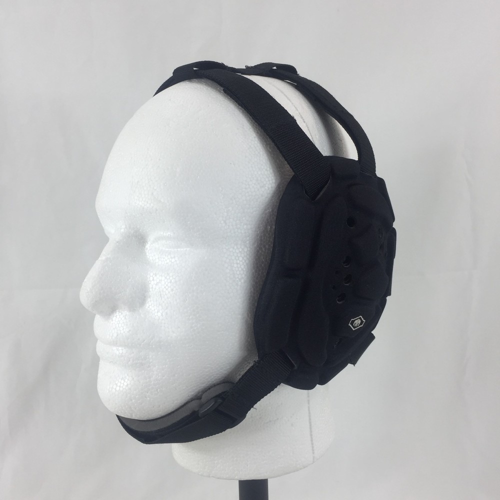 Matman Ultra Soft Wrestling Headgear Ear Protector Black Adjustable