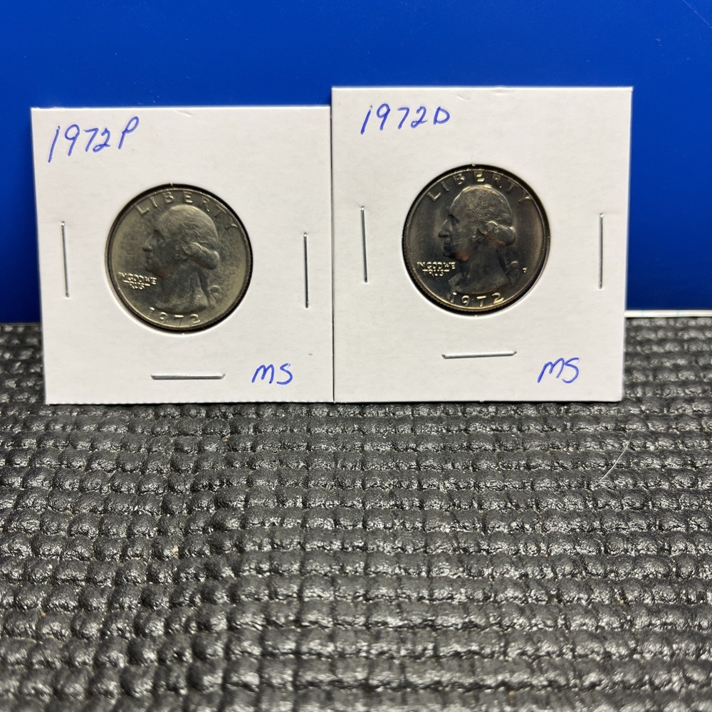 1972 P&D Washington Quarters