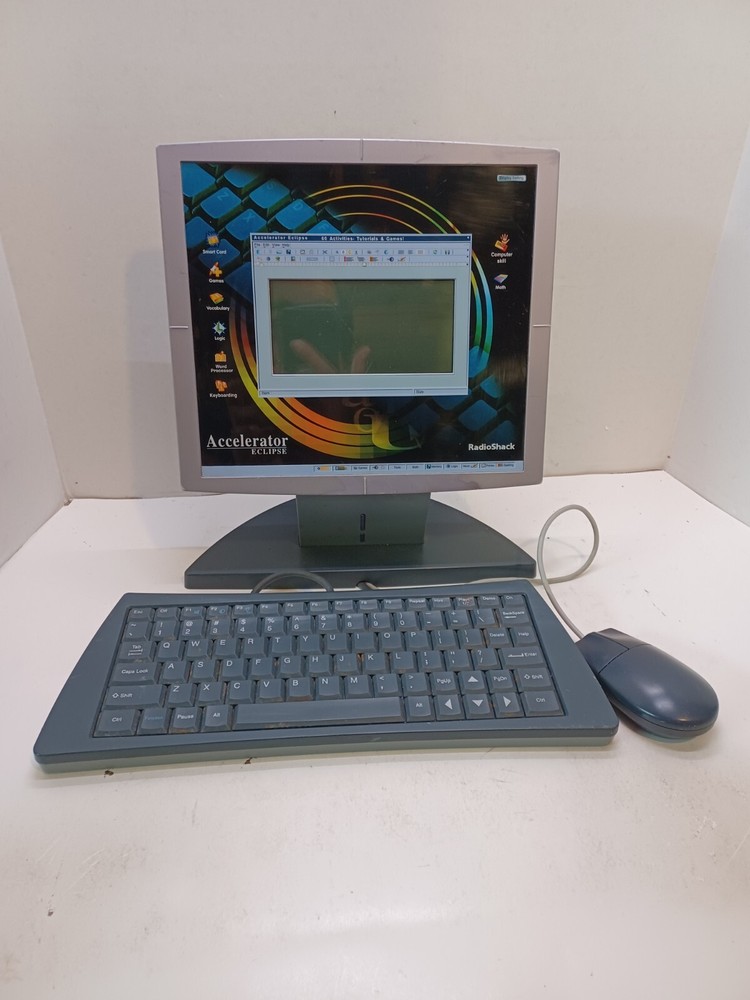 Vtg Ultra Rare Radio Shack Learning Accelerator Eclipse  Computer Tested Working