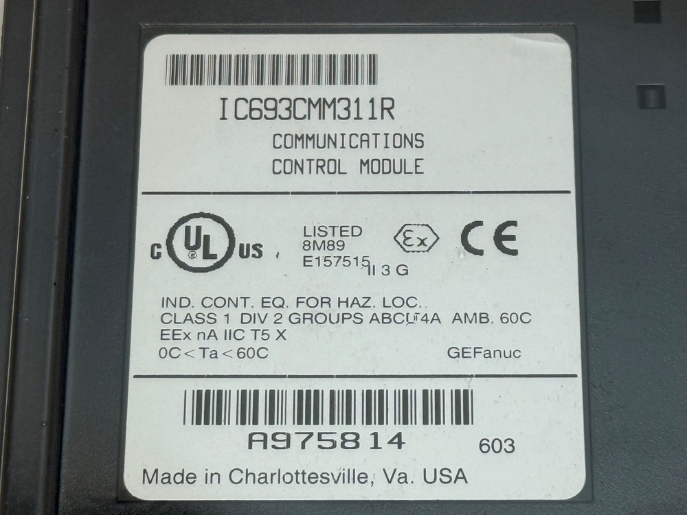 Fanuc IC693CMM311R Communications Control Module