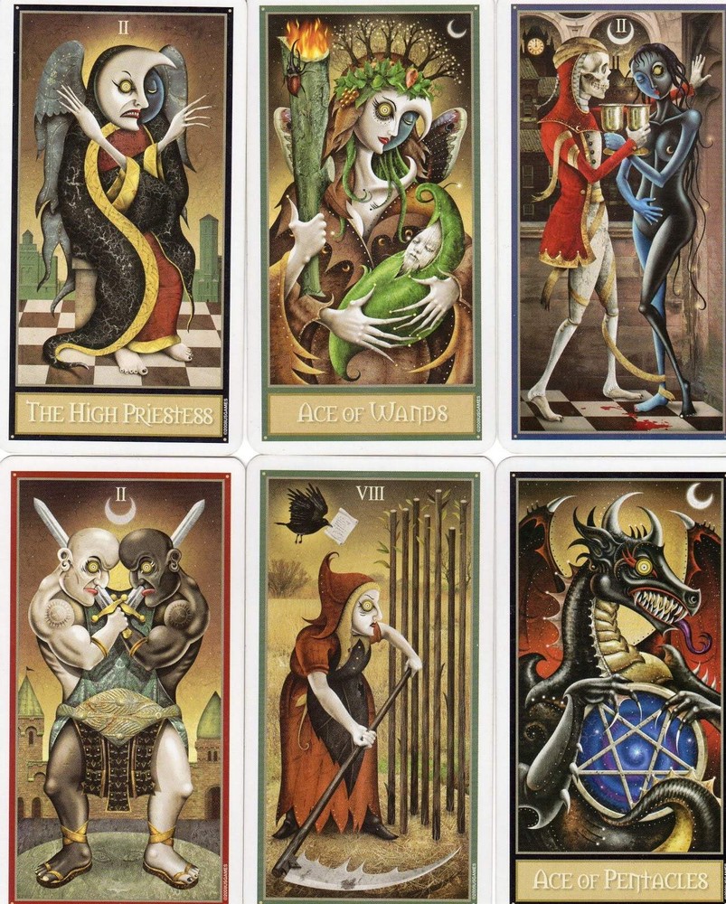 Deviant Moon Tarot Deck Cards Esoteric Patrick Valenza US GAMES SYSTEMS NEW