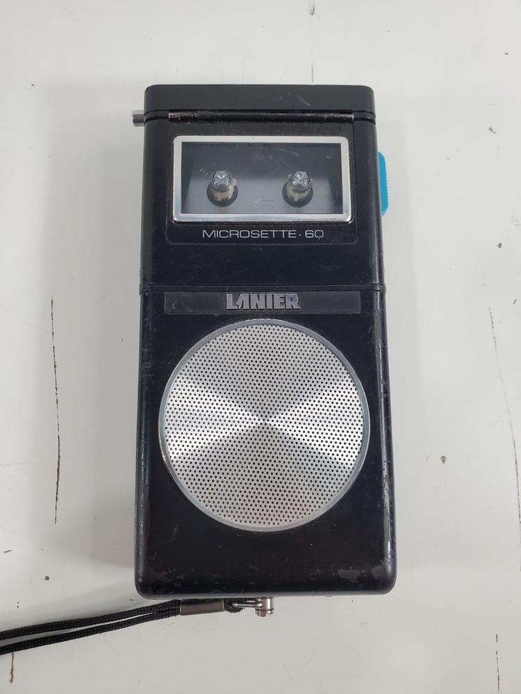 Vintage Lanier Microcassette 60 Recorder & Player Model MS-60
