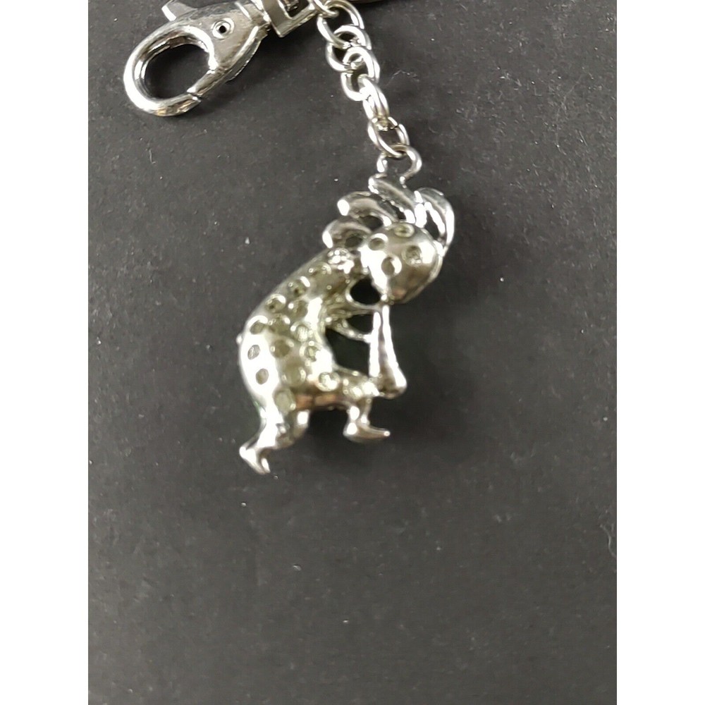 Katchina Doll Rhinestone Keychain Flute