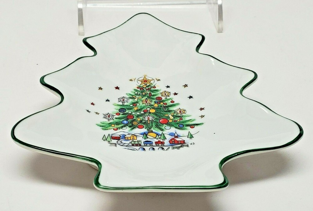 Salem - Christmas Eve - Small Tree Shaped Candy Dish - Japan