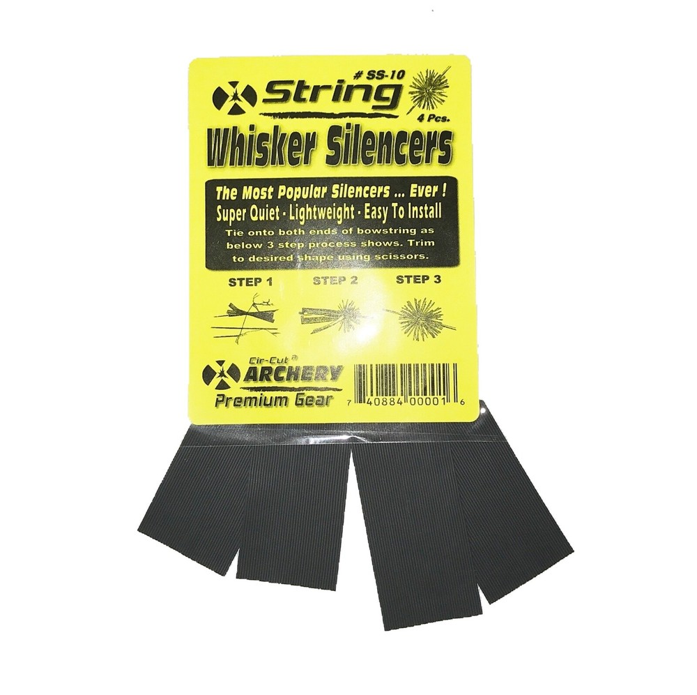 4PCS Bowstring Cat Silencers Reducing Bow String Noise Vibration ARCHERY USA