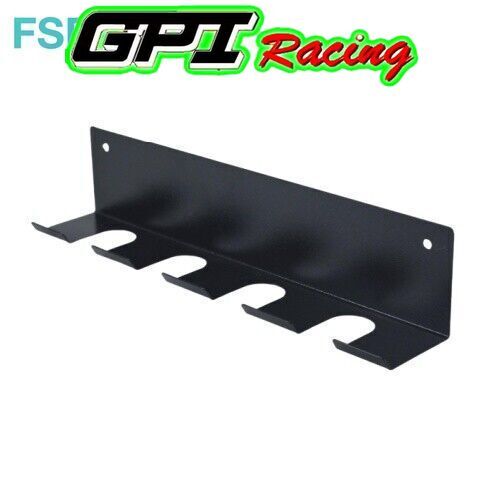 Black Steel Cordless Tool Storage Rack Organizer