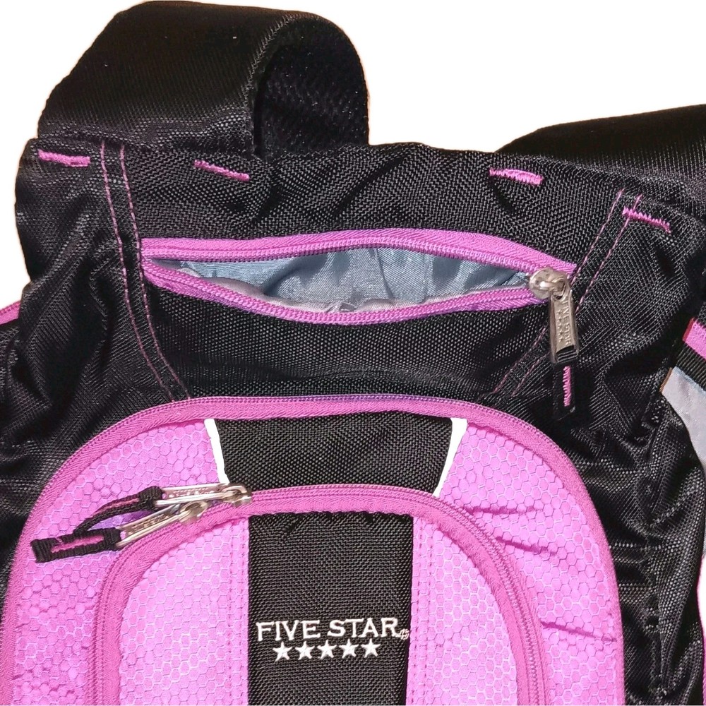 Five-Star Expandable Backpack, Laptop Sleeve Multi-Use Large Backpack Gym EUC