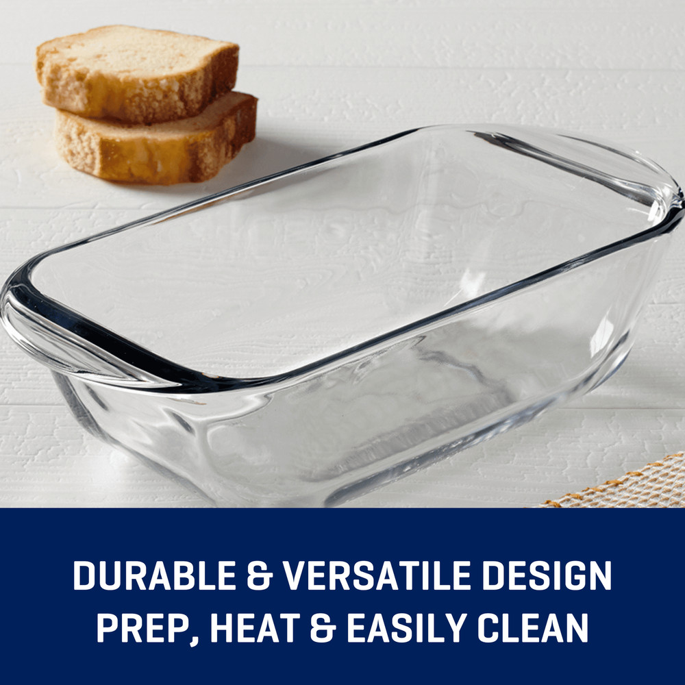 (6 pack) Anchor Hocking Glass Loaf Pan, 1.5 Quart
