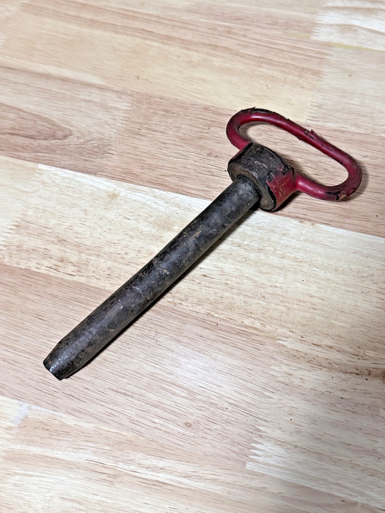 Steel Hitch Pin 3/4" x 6" Plastic Coated Head (No Clip)