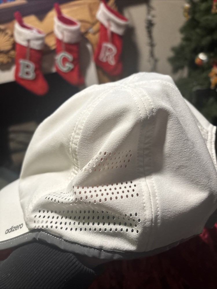 Adidas Lite Weight Running Hat White Osfm