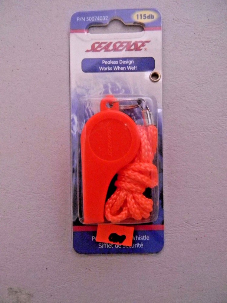 Seasense Safety Whistle With Lanyard - 50074032