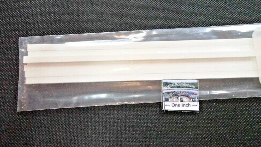 Evergreen Scale Models #178 Strips (.100" X .188" X 14") Opaque White, pkg. 7