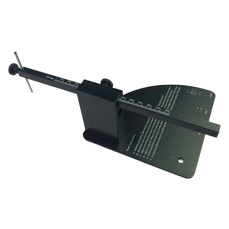 Vinyl LP Turntable Alignment Protractor For Phono Record Cartridge Stylus NEW V3