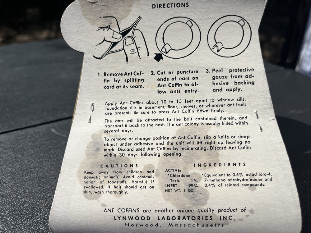 Vintage Ant Coffin