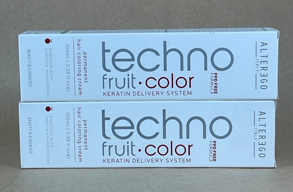 Alterego Techno Fruit Color Permanent Hair Coloring Cream 3.38 oz