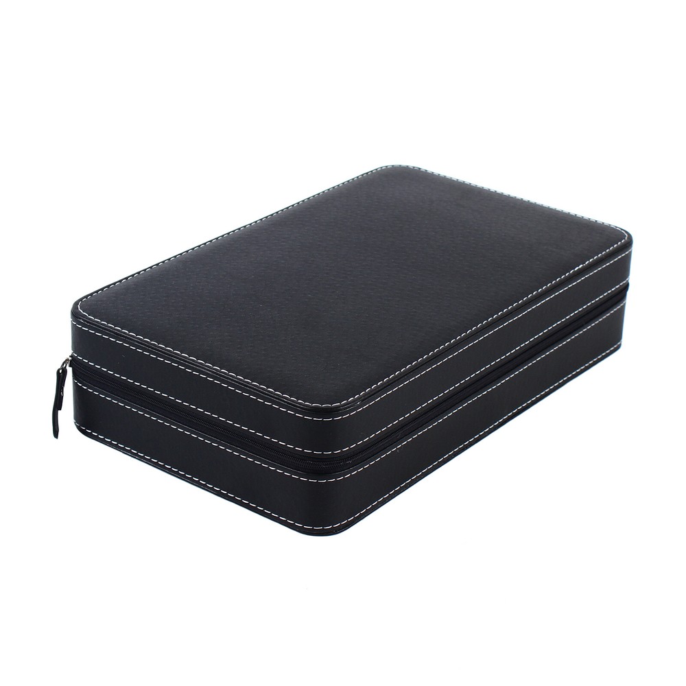 New Multiple Sizes Watch Display Case Storage Box Case | Leather Rounded Corner