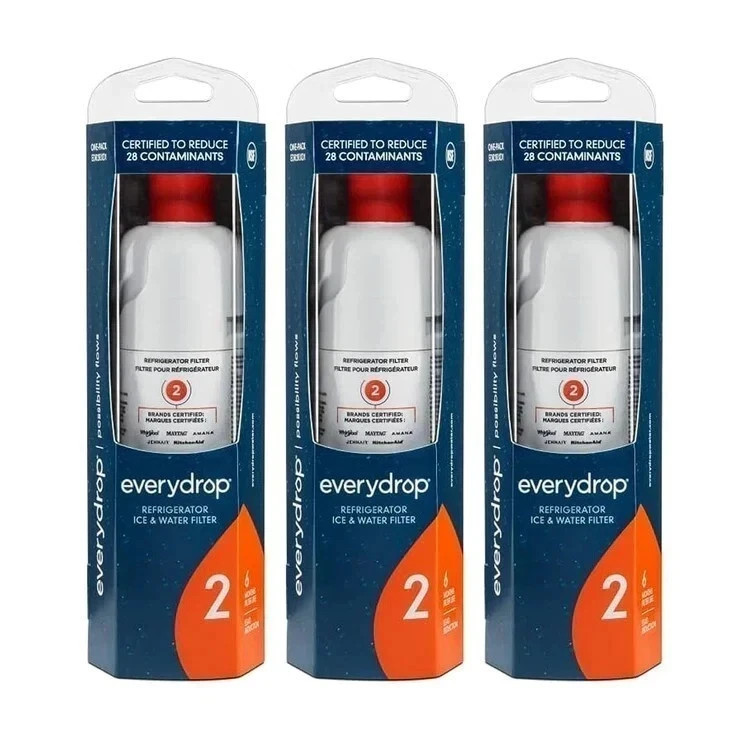 3 PACK ΕDR2RXD1 Refrigerator Wate Filter 2 Replacement New FREE SHIP