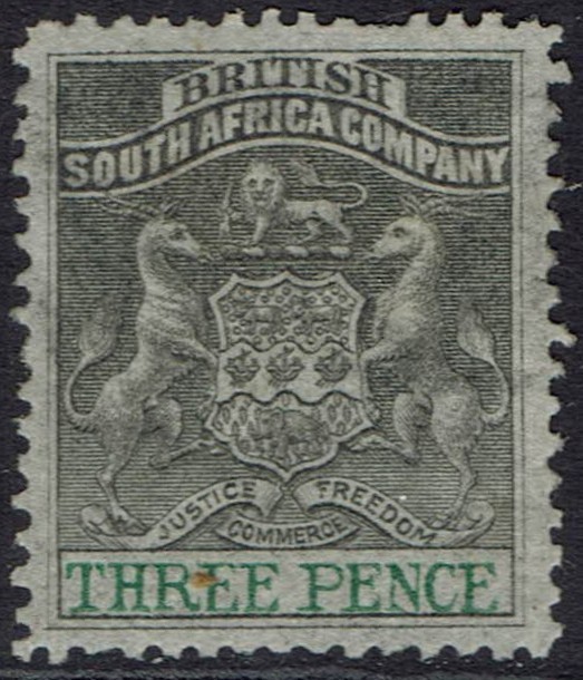 RHODESIA 1892 ARMS 3D