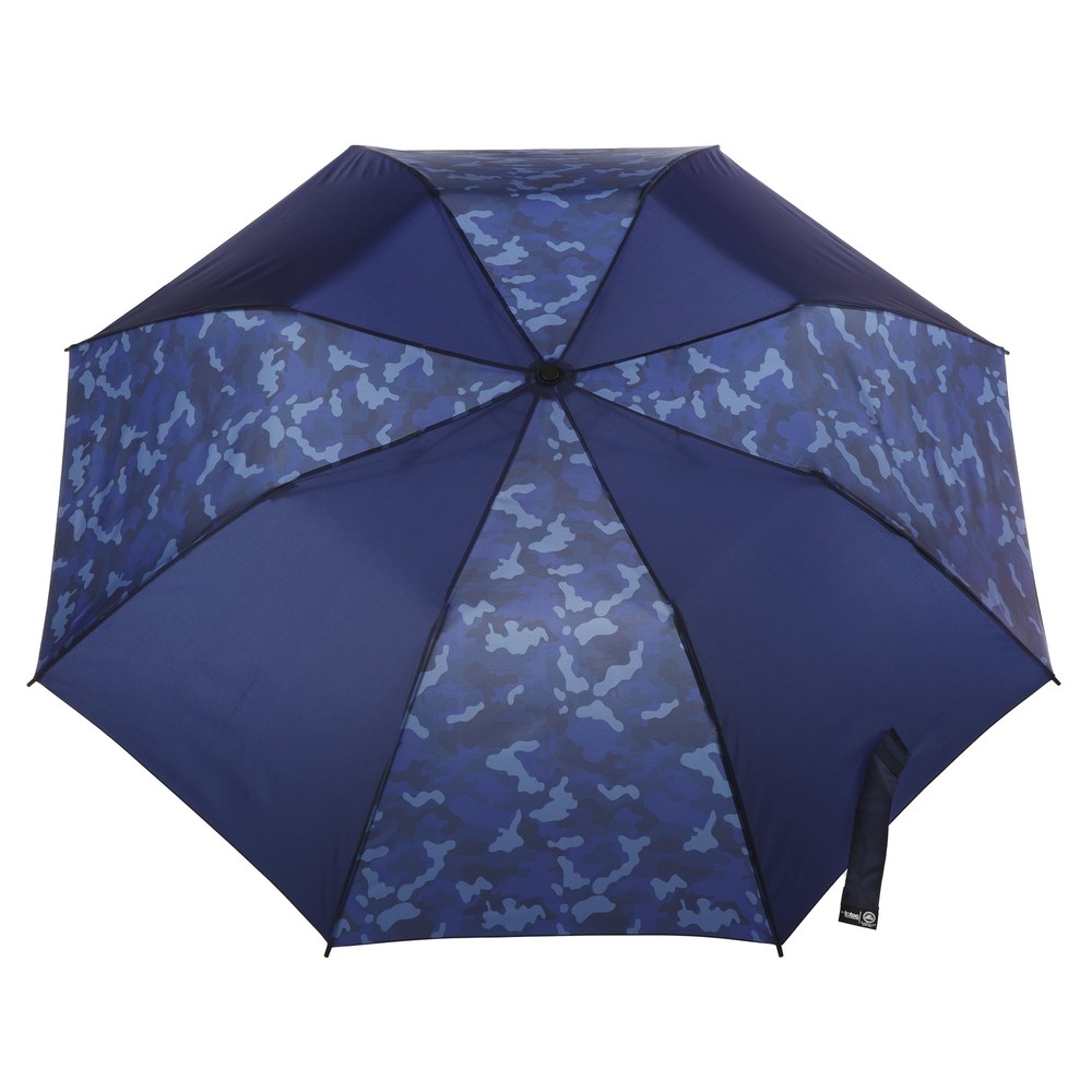 Totes Recycled Canopy Vented One-Touch Auto Open Golf Rain Umbrella