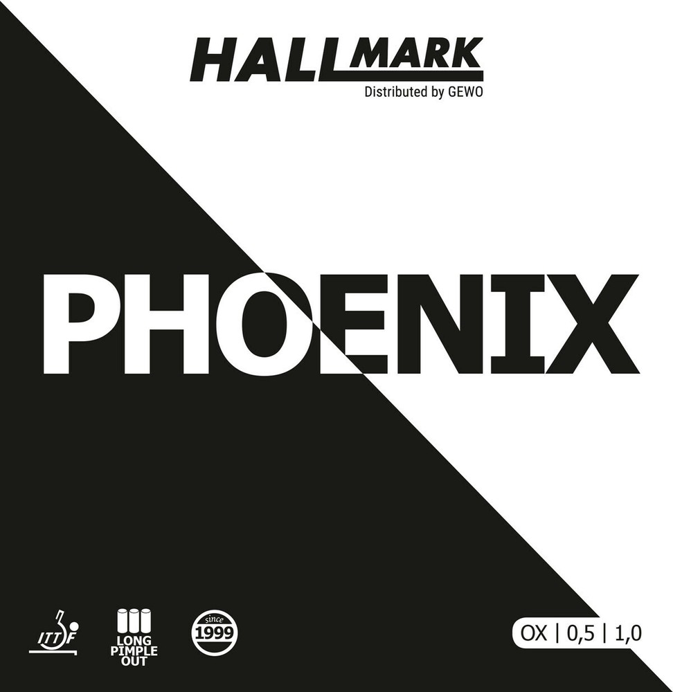 Hallmark long pips-out PHOENIX OX rubber