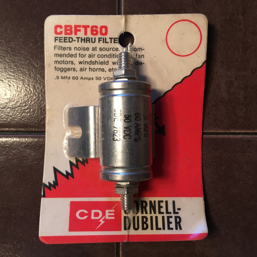 CBFT60 Filter, noise .5uf 60amp, Cornell Dubilier