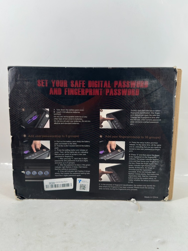 Biometric Gun Safe for Pistols, Quick Access
