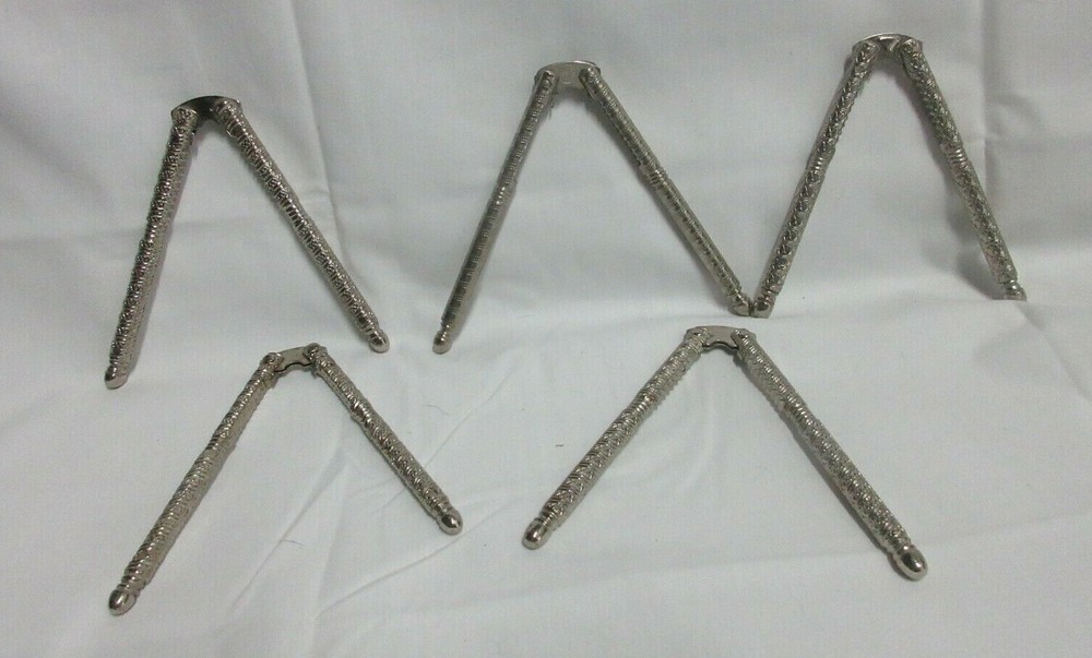 VTG HMQ (1) Nutcracker Metal (4) Unbranded FANCY HANDLE NUTCRACKER