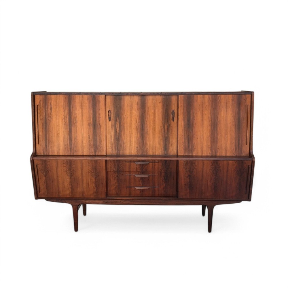 Ca. 1960's Danish Rosewood Highboard / Sideboard