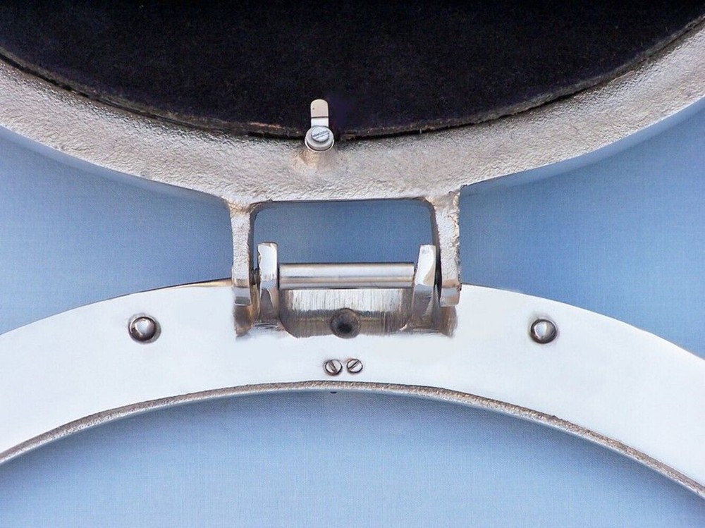 Chrome Decorative Ship Porthole Clock 20"