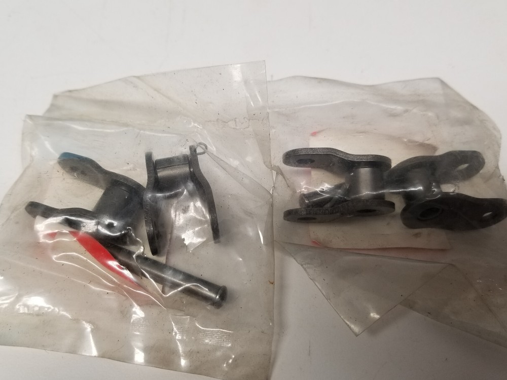 Lot (2) New Browning 50-2 Roller Chain Offset Connecting Links, Cotter Pin Type