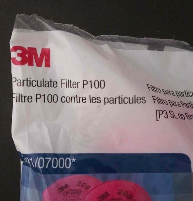3M™ Particulate Filter 2091/07000(AAD), P100