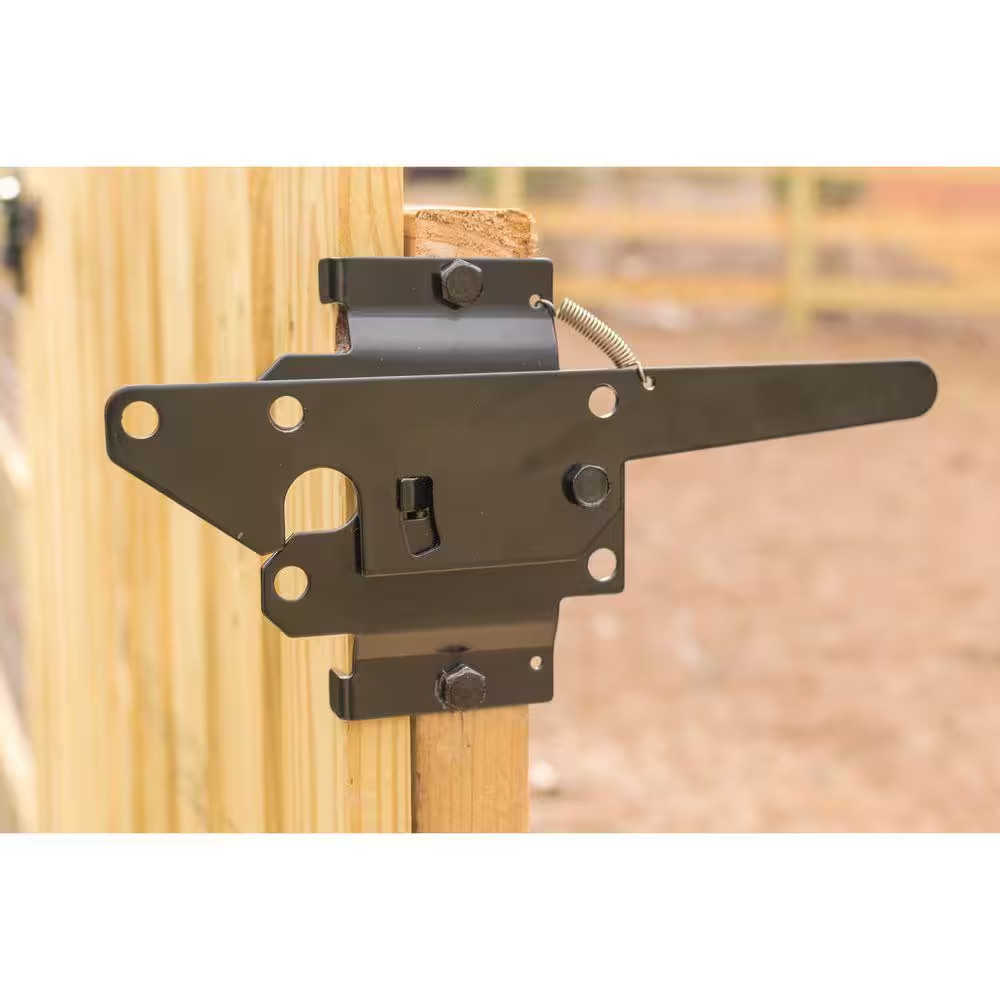 Black Post Latch