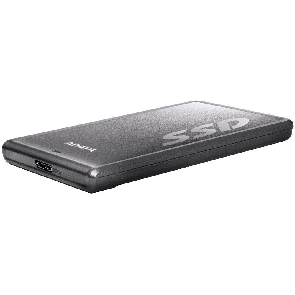 ADATA SV620H External Solid State Drive with 256GB Storage Capacity in Titanium