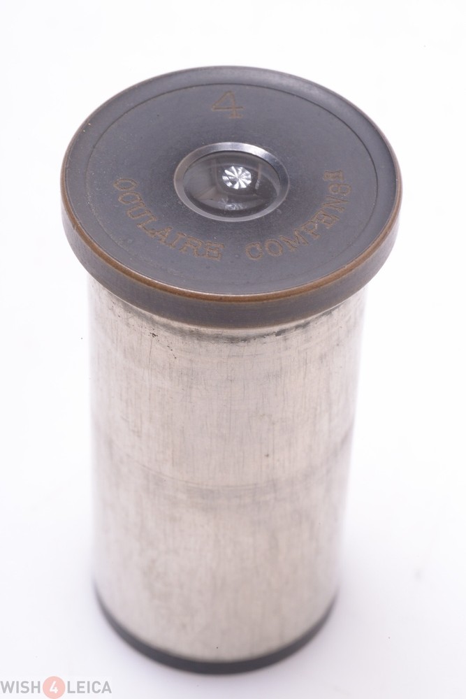 ✅ MICROSCOPE EYEPIECE OCULAR COMPENSATION 4X FOR NACHET, ZEISS, WINKEL, LEITZ?