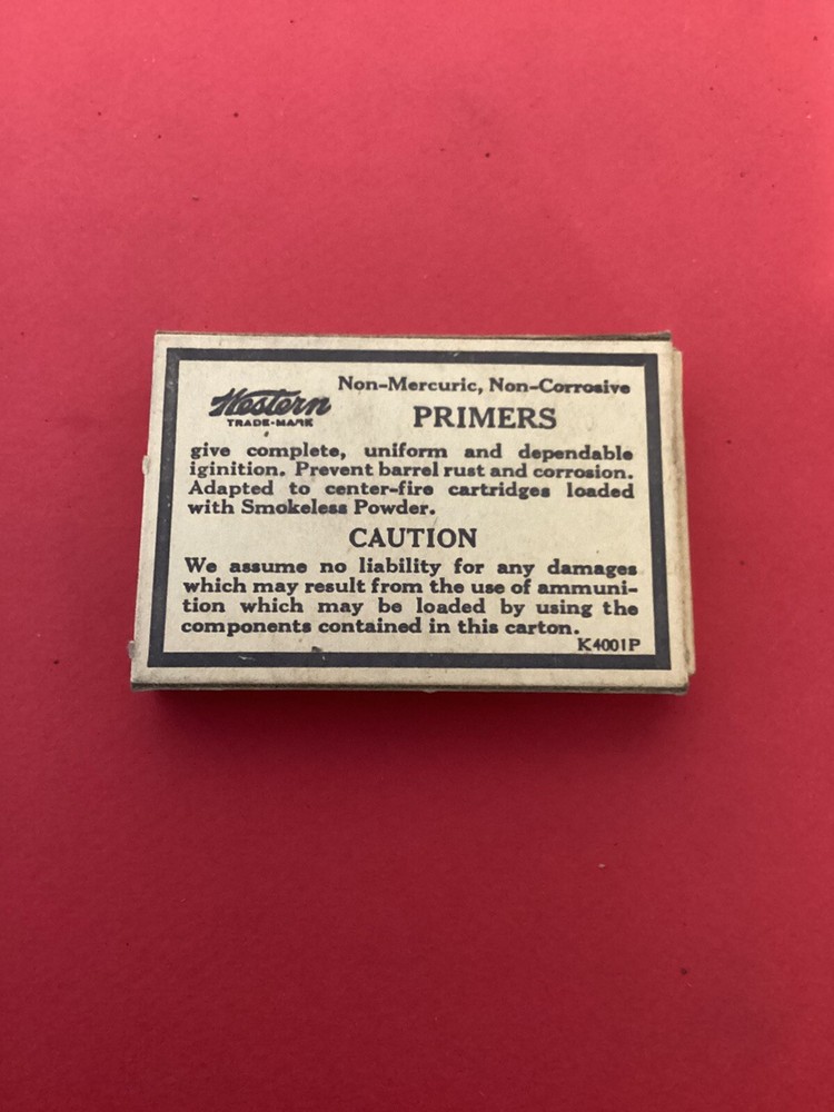 EMPTY Ammo Box Western Primers