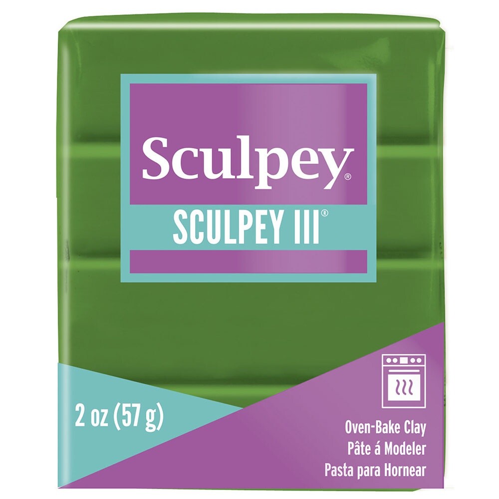 Sculpey III Polymer Clay 2oz Leaf Green