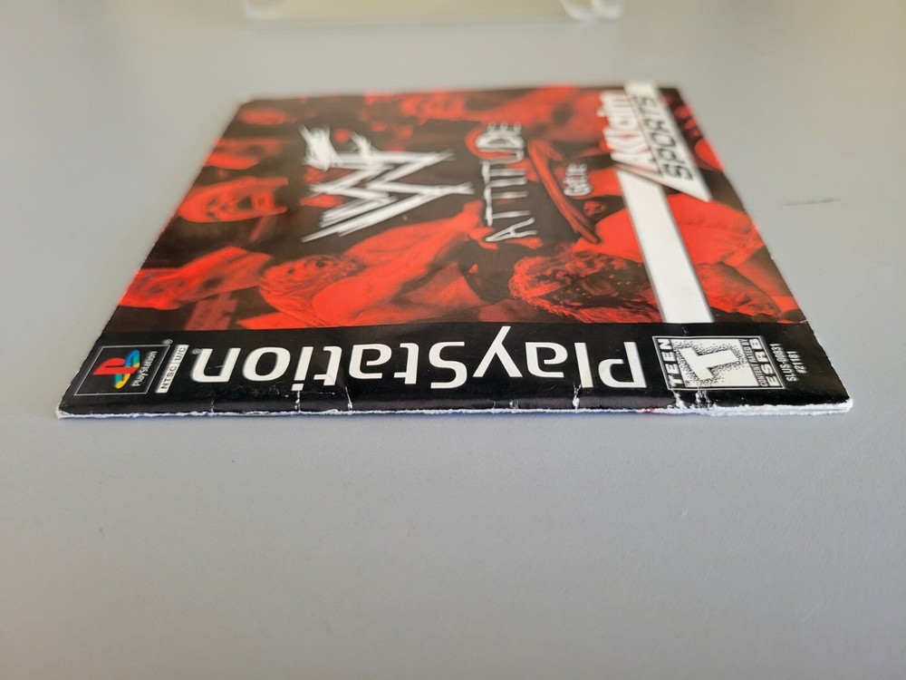 WWF Attitude PlayStation 1 Game Manual