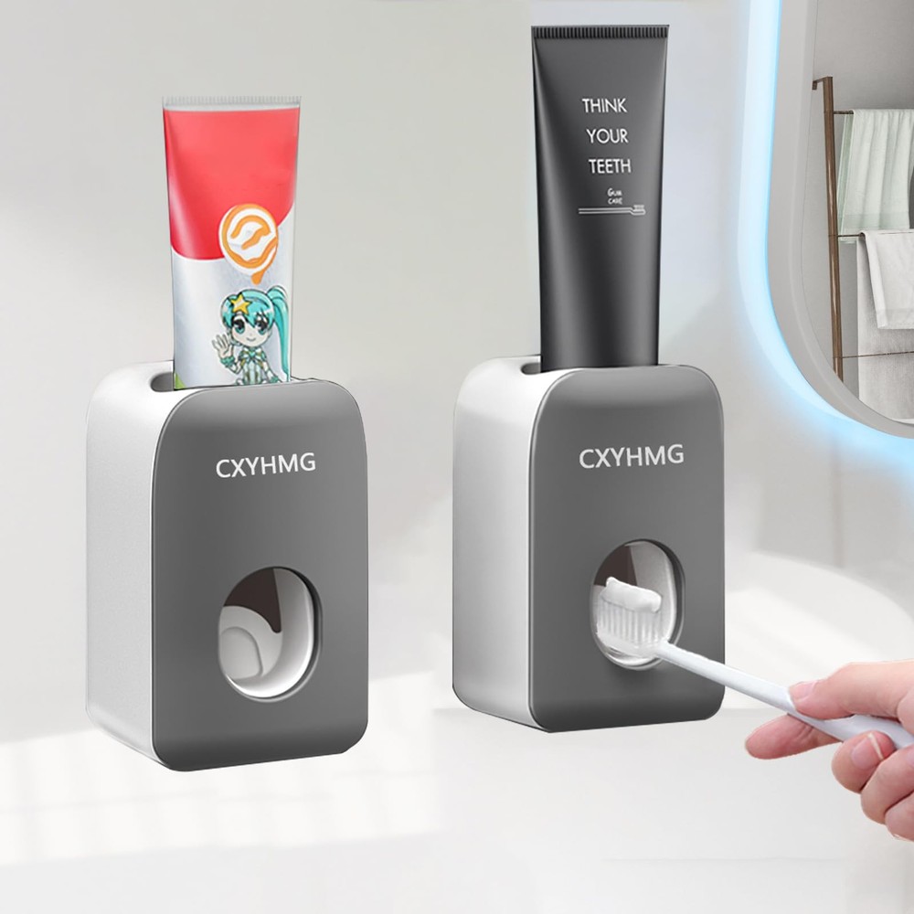 Automatic Toothpaste Dispenser for , 2 PCS Toothpaste Squeezer for & Family S...