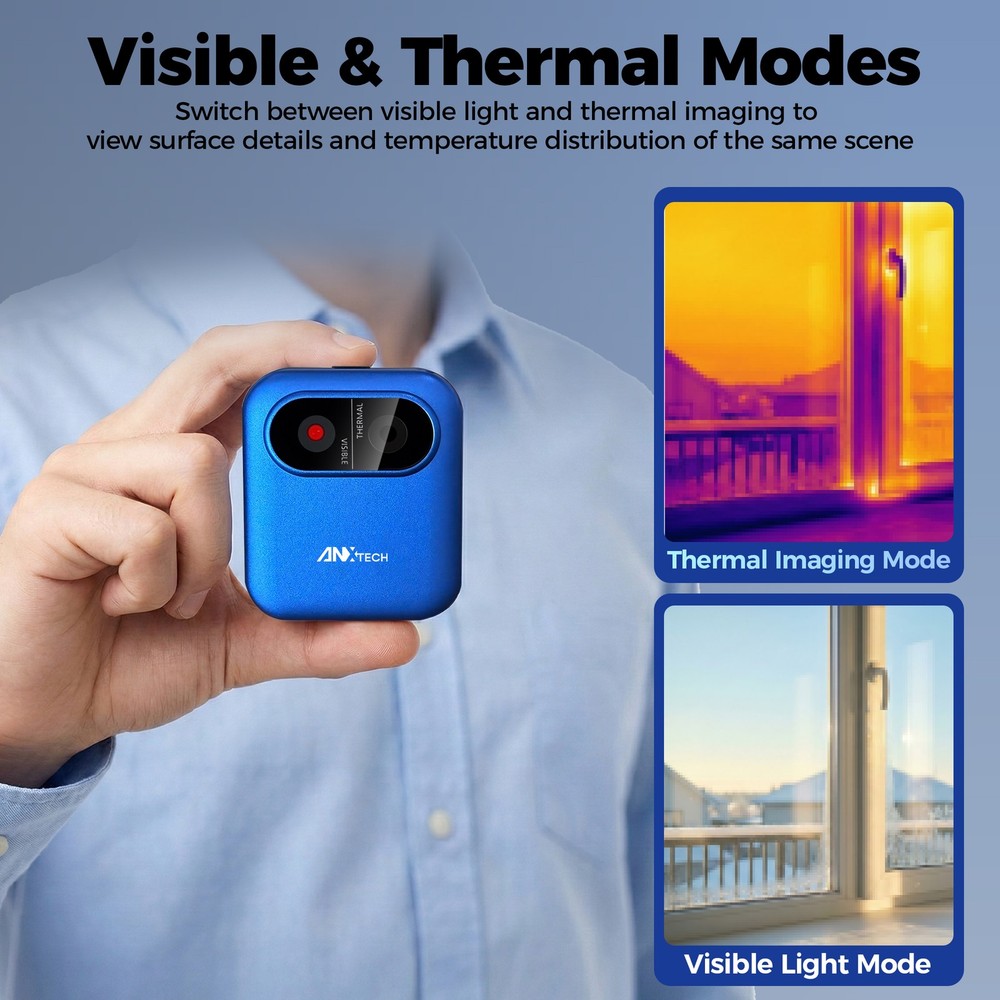 ANXTECH Mini Blue Infrared Thermal Imaging Camera 80*60 Resolution