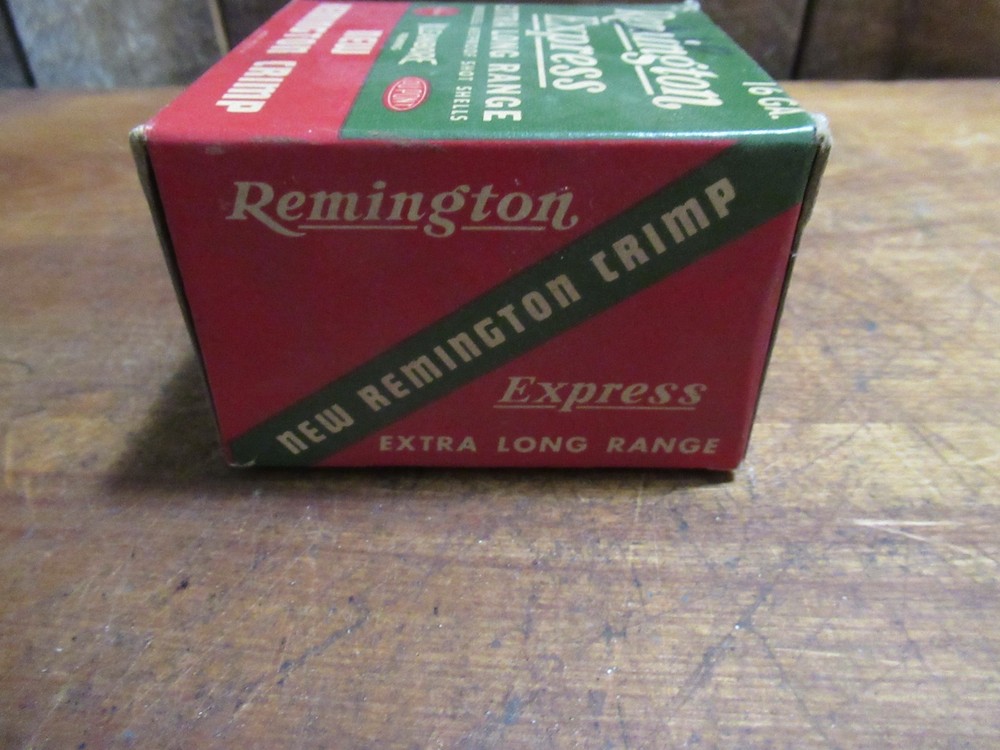 Vintage Empty Ammo Box Remington Express 16 ga. - Kleanbore (#2)