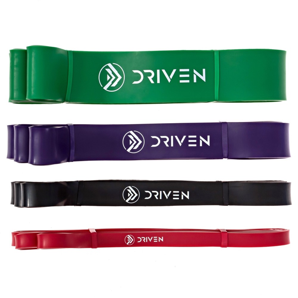 Driven | Premium Quality Exercise Resistance Bands Set Pull Up Strength Workout